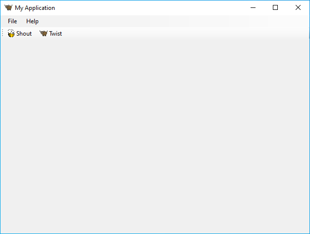 MainWindow on Windows