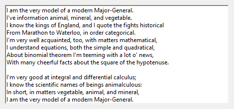 MultilineTextInput on Windows