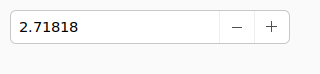 NumberInput on Linux (GTK)