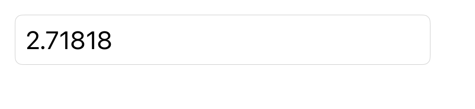 NumberInput on iOS