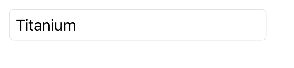 Selection on iOS