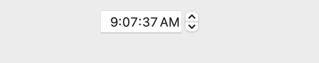TimeInput on macOS
